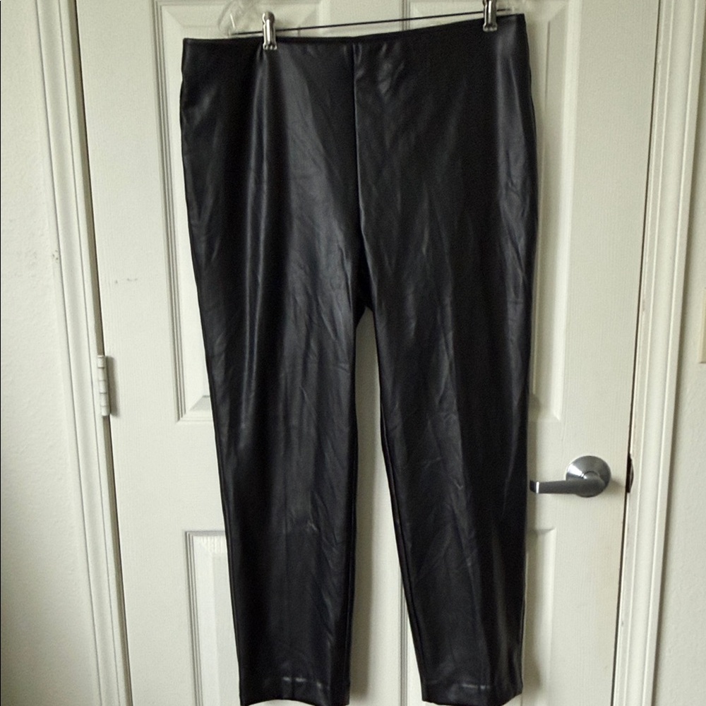 The Limited Black Faux Leather Pants.